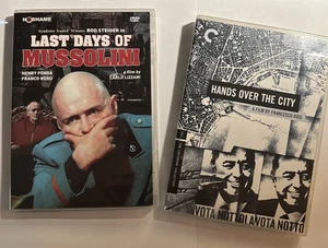 Rod Steiger: 2 DVDs - Last Days of Mussolini (2006, RARE) & Hands Over The City - Picture 1 of 6