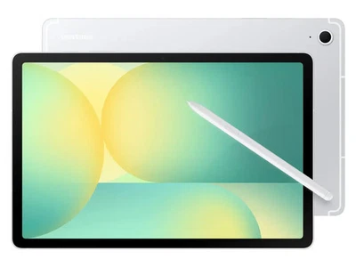 Samsung - Galaxy Tab S10 FE - 10.9" 128GB - Wi-Fi - with S-Pen - Silver - Image 1 of 4
