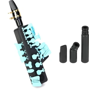 Odisei Music Travel Sax 2 Wind Synth/Controller with Accessory Pack - Turquoise - Picture 1 of 1