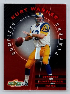 2000 Score #CP 12 Kurt Warner Complete Players - Image 1 of 2