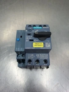 Siemens 3RV2011-4AA10 Circuit Breaker w/3RV2921-1M Module. 4C-50 - Picture 1 of 5