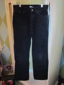 RALPH LAUREN boys navy blue flat front corduroy pants Sz 14 - Picture 1 of 7