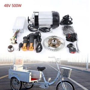 48V 500W Electric Bicycle Bike Tricycle Rickshaw Brushless Motor Controller Kit - Picture 1 of 18