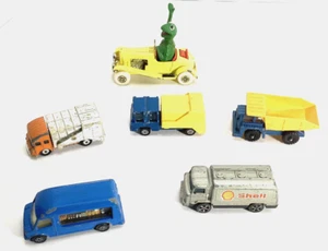 VINTAGE KONVOLUT 6 SPIELZEUG CORGI DRUCKGUSS AUTOS - Bild 1 von 8