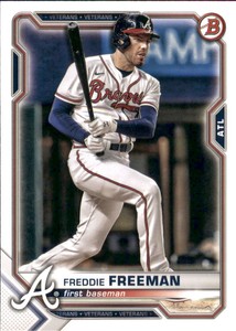 2021 Bowman Baseball #14 Freddie Freeman