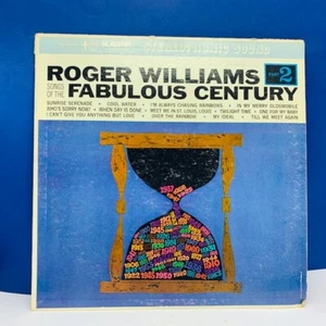 Record vinyl 33 RPM album in cover sleeve vtg Lp 12" Roger Williams century 1930 - Picture 1 of 2