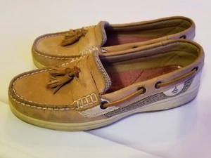 Mujer Talla 6.5 Negro Charol Sperry Top-Sider Borla Mocasines Zapatos 917443 - Imagen 1 de 12