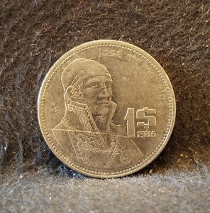 1985 Mexico peso, Morelos, KM-496 - Picture 1 of 6