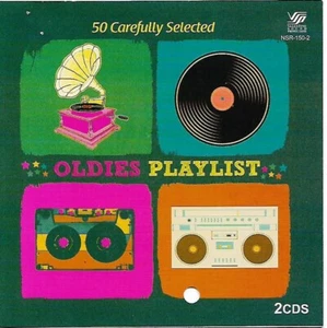 50 Carefully Selected Oldies Playlist 2CD Everly Brothers Elvis Presley - Picture 1 of 3