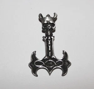 Keltenaxt - Gothic Axt - Vikings Symbole - Zinn Anhänger - - Bild 1 von 1