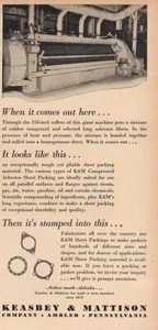 1947 Keasbey & Mattison: When It Comes Out Here Vintage Print Ad - Picture 1 of 1