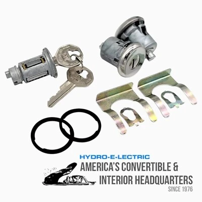 Juego de cerradura de encendido y puerta - Llaves GM para Oldsmobile Cutlass 1962-1965, 442 y F85 Foto 1 de 4