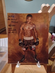 . AUTOGRAPH.. KID CHOCOLATE BOXING CHAMP. RARE PHOTO - Picture 1 of 2