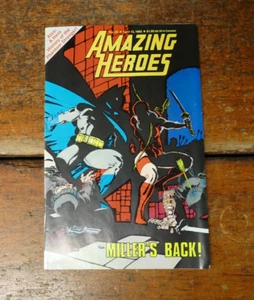 AMAZING HEROES #69 (1985) FRANK MILLER PIN UPS PRE DATES DARK KNIGHT RETURNS #1 - Picture 1 of 10