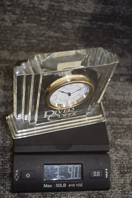 Reloj Metropolitano River Creek Country Club Leesburg VA WATERFORD Cristal Irlandés Foto 1 de 4