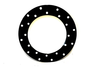 Spode Baking Days Black With White Dots Dinner Replacement Plate(s) 10 3/4" - Picture 1 of 2