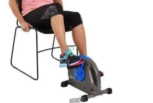 Stamina-Mini Exercise Bike Blue 3 1/4" H x 1 1/2" W x 3/4" D Includes Case - Picture 1 of 2