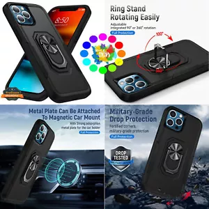 Für Samsung Galaxy A54 5G Hybrid Robust 2in1 Stoßfest Ring Ständer Hülle Cover - Bild 1 von 63