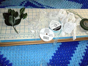 Assortment of Bridal & Bridal Shower trim crafts. - Picture 1 of 4