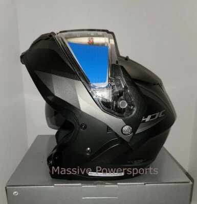 HJC c91 Taly Modular Snowmobile Helmet Gray XS S M L XL 2XL 3XL 4XL 5XL C-91 - Image 1 of 4