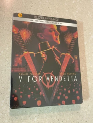 V for Vendetta | 4K UHD + BLU-RAY Steelbook Limited Edition [Korea Import] DC - Image 1 of 4