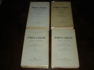 HISTOIRE DE LA REVOLUTION DANS LA MAYENNE - Abbé Ferdinand Gaugain 1917 4 tomes - Picture 1 of 1