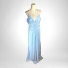 Crystal Breeze Pale Blue Prom Dress Ballgown Embezzled Women’s UK Size 14 