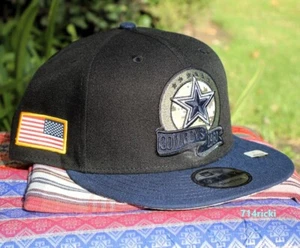 2022 NFL Salute to Service Dallas Cowboys Snapback Adjustable Hat New Era 9FIFTY - Picture 1 of 8