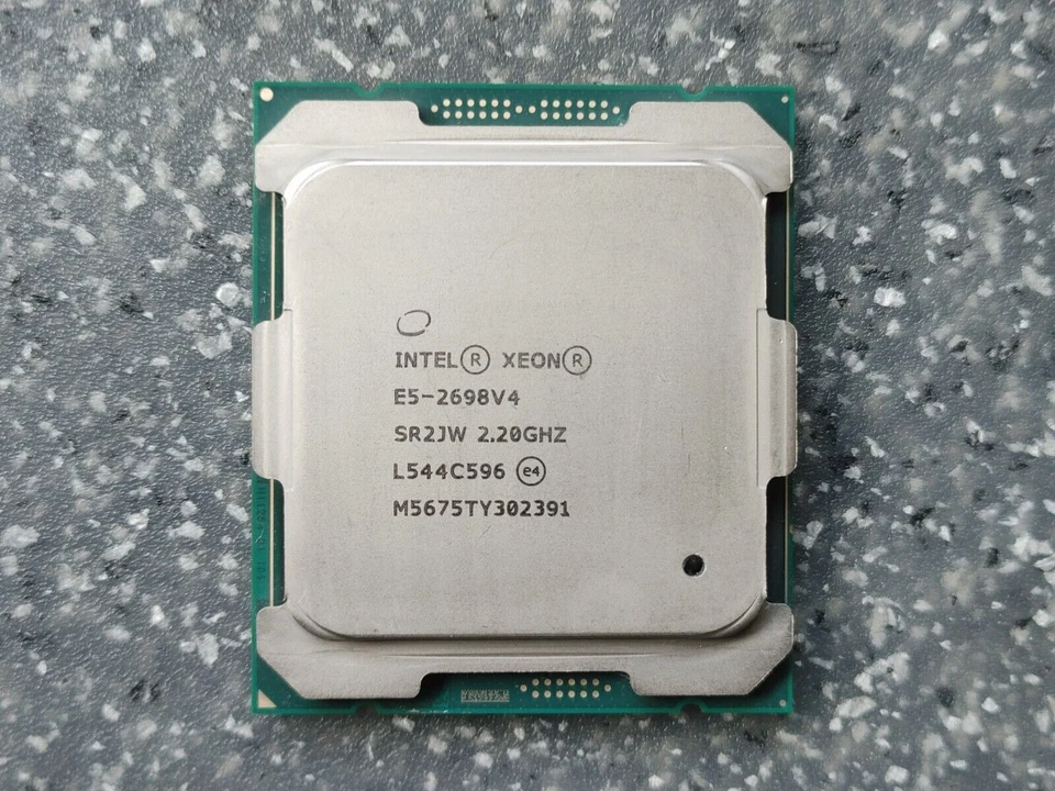 Intel Xeon E5-2698 V4 CPU SR2JW 20 core 2.20ghz LGA 2011-3 50MB 135W processor - Image 1 of 1