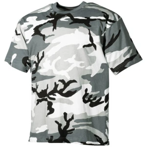 US Military Combat T-Shirt Army Mens Top Cadet Cotton Tee Metro Urban Camo S-3XL - Picture 1 of 7
