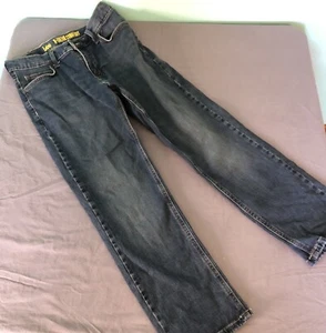 2 pair Lee X-treme Comfort Jeans Boys 12 Husky Blue Denim Adjustable Waist - Picture 1 of 10