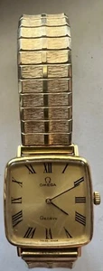 Mens Omega Geneve Gold Tone Watch Hand-Wind - Picture 1 of 9