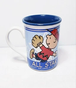 Peanuts Charlie Brown All Star Most Valuable Player Coffee Mug Cup Gibson 14 oz - Picture 1 of 6