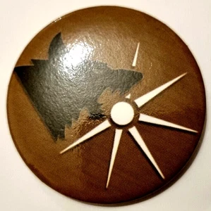 Spilla 40k Lupi Spaziali Grande Compagnia I Lupi della Morte Distintivo del Grande Divoratore - Foto 1 di 1