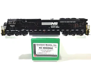 Overland OMI NS EMD SD80MAC Norfolk Southern #7213 HO Brass Model #6628.1 - Picture 1 of 14