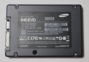 Samsung 840 EVO 500GB 2.5 Zoll SATA-III 6 Gb/s MZ-7TE500 SSD 500 GB - Afbeelding 1 van 1