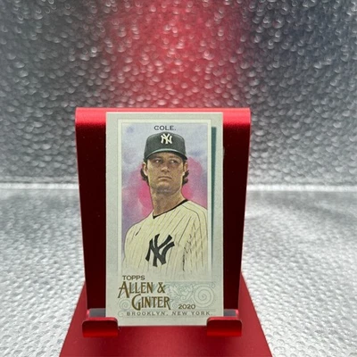 2020 Topps Allen & Ginter #238 Gerrit Cole Tobacco Mini A&G Back - Image 1 of 2
