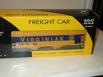 K Line Virginian Smooth Hopper w/ Coal Load K621 44622 #2201 NEW NIB - Image 1 of 3