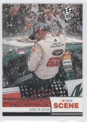 2009 Press Pass NASCAR Scene Dale Earnhardt Jr #74 HOF - Image 1 of 2