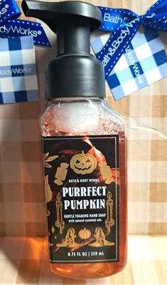 BATH & BODY WORKS JABÓN DE MANOS ESPUMA SUAVE CALABAZA PERFECTA 8 FL/oz 236 ml NUEVO Foto 1 de 4