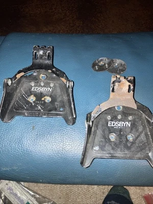 Black 75mm Edsbyn Nordic Norm 3 Pin Cross Country Ski Bindings Nordic w/Hardware - Image 1 of 4