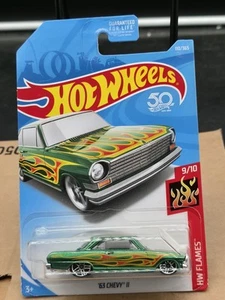 HOTWHEELS 63 CHEVY II Hw Flames - Bild 1 von 2