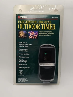 MADERAS, TEMPORIZADOR DIGITAL ELECTRÓNICO - #83660--ENCENDIDO AL ATARDECER - APAGADO AL AMANECER NUEVO NAVIDAD Foto 1 de 2