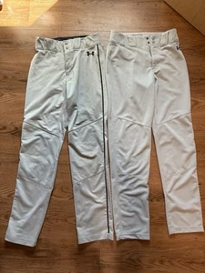 Under Armour Utility Tapered Adult Men's Baseball Pants 1317254-260 Gray Sz: SM - Picture 1 of 9