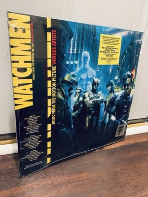 Watchmen Original Motion Picture Soundtrack & Score RSD 3LP Blue Yellow Vinyl - Image 1 of 4