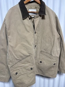 Orvis Field Coat Sandstone Canvas Corduroy Collar Heritage Jacket XXL Classic - Picture 1 of 13