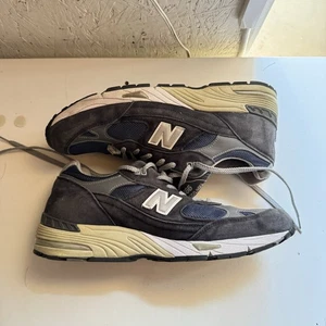 Zapatillas New Balance 991 M991NV Gris Marino Talla 11.5 Sin Plantillas - Imagen 1 de 7