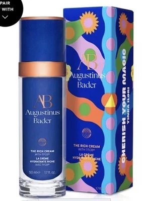 AUGUSTINUS BADER The Rich Cream BNIB Sealed Limited  Edition Yinka Ilori 1.7oz - Image 1 of 4