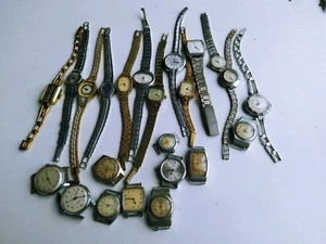 Vintage Antique Watch LOT For Parts or Repair Old Watches Soviet 23 - Picture 1 of 9