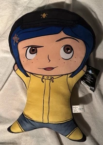 Coraline Kissen Pal-O Regenmantel Plüsch Top Zustand 21 Zoll Spielzeug Selten EUC - Bild 1 von 4